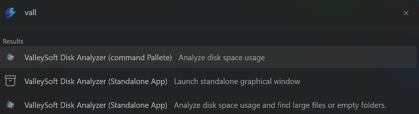 Command Palette Interface